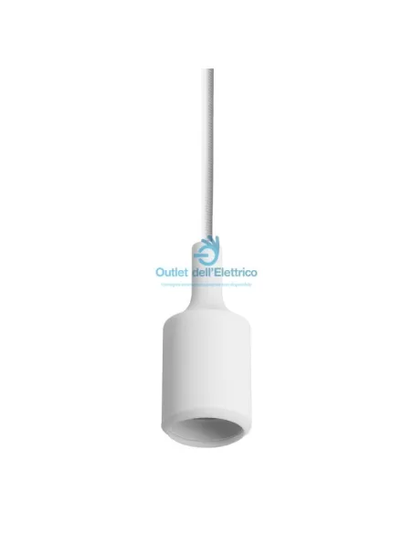 Suspension Wiva 31501114 en silicone blanc E27